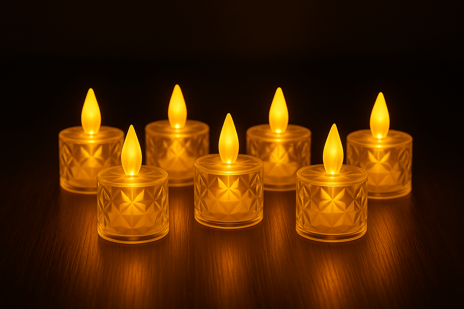     			BB BACKBENCHERS Off-White LED Tea Light Candle 4 cm ( Pack of 6 )