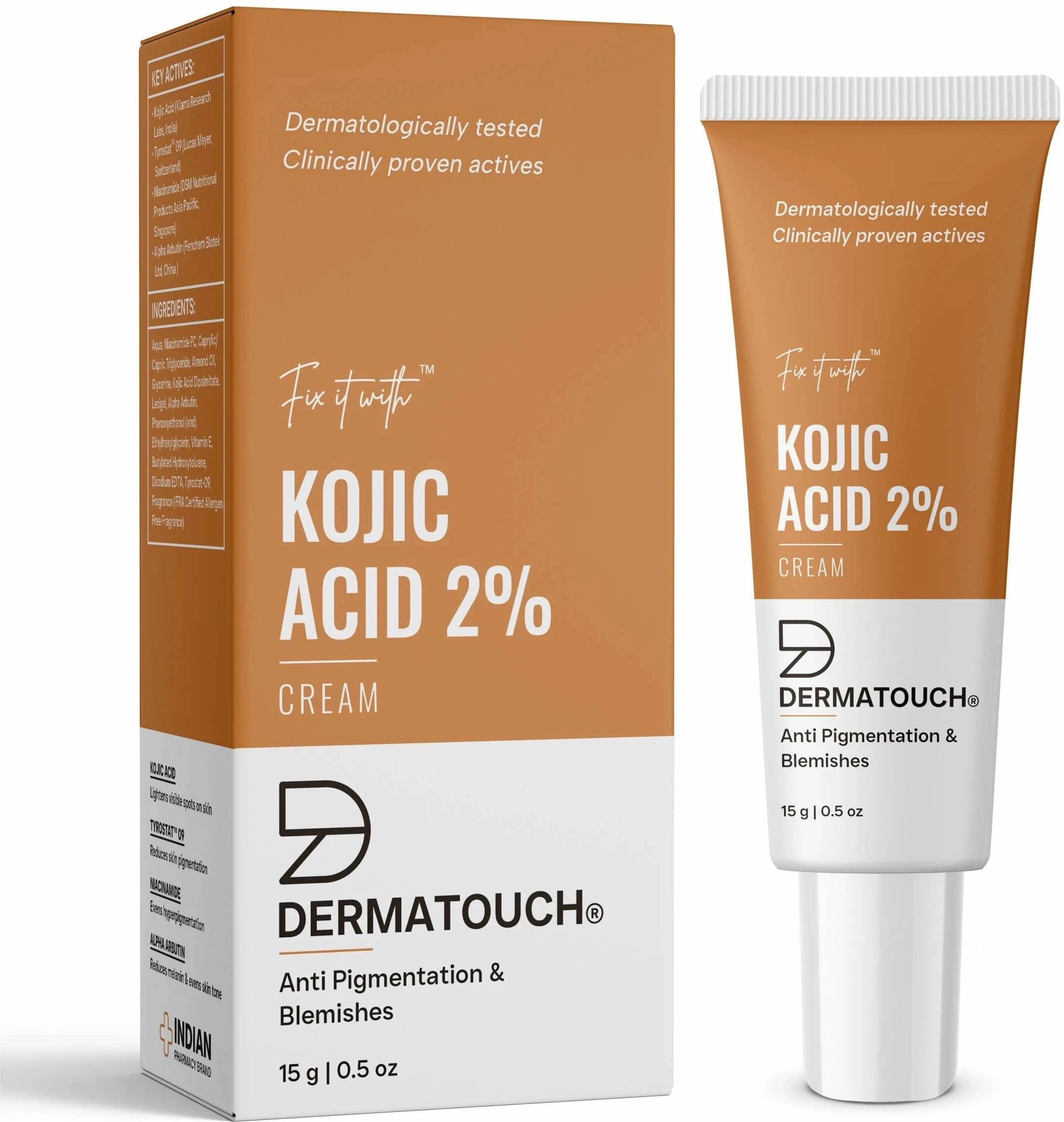     			Dermatouch Day Cream All Skin Type Kojic Acid ( 15 gm )