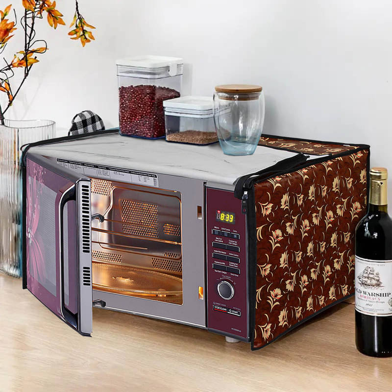 Dream Care Single PVC Beige Microwave Oven Cover -     			Dream Care Single PVC Beige Microwave Oven Cover -