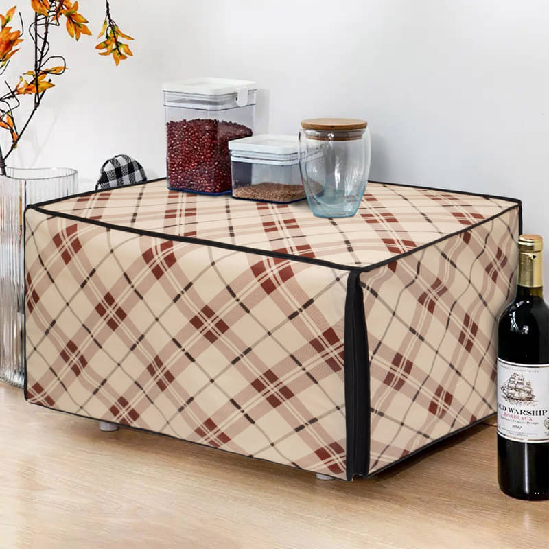 Dream Care Single PVC Beige Microwave Oven Cover -     			Dream Care Single PVC Beige Microwave Oven Cover -