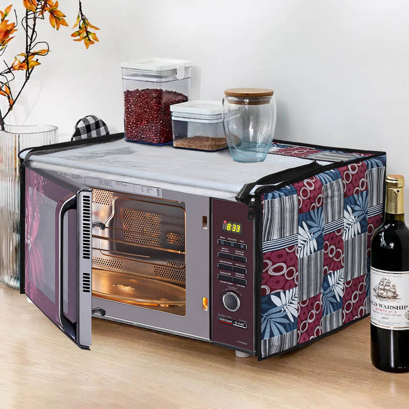 Dream Care Single PVC Blue Microwave Oven Cover -     			Dream Care Single PVC Blue Microwave Oven Cover -