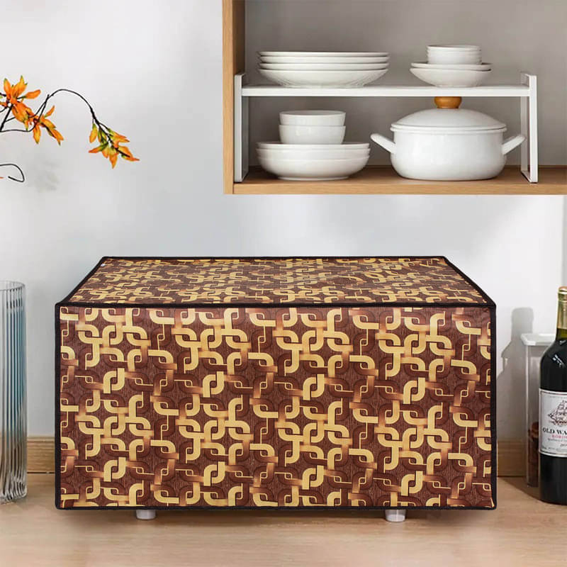 Dream Care Single PVC Brown Microwave Oven Cover -     			Dream Care Single PVC Brown Microwave Oven Cover -