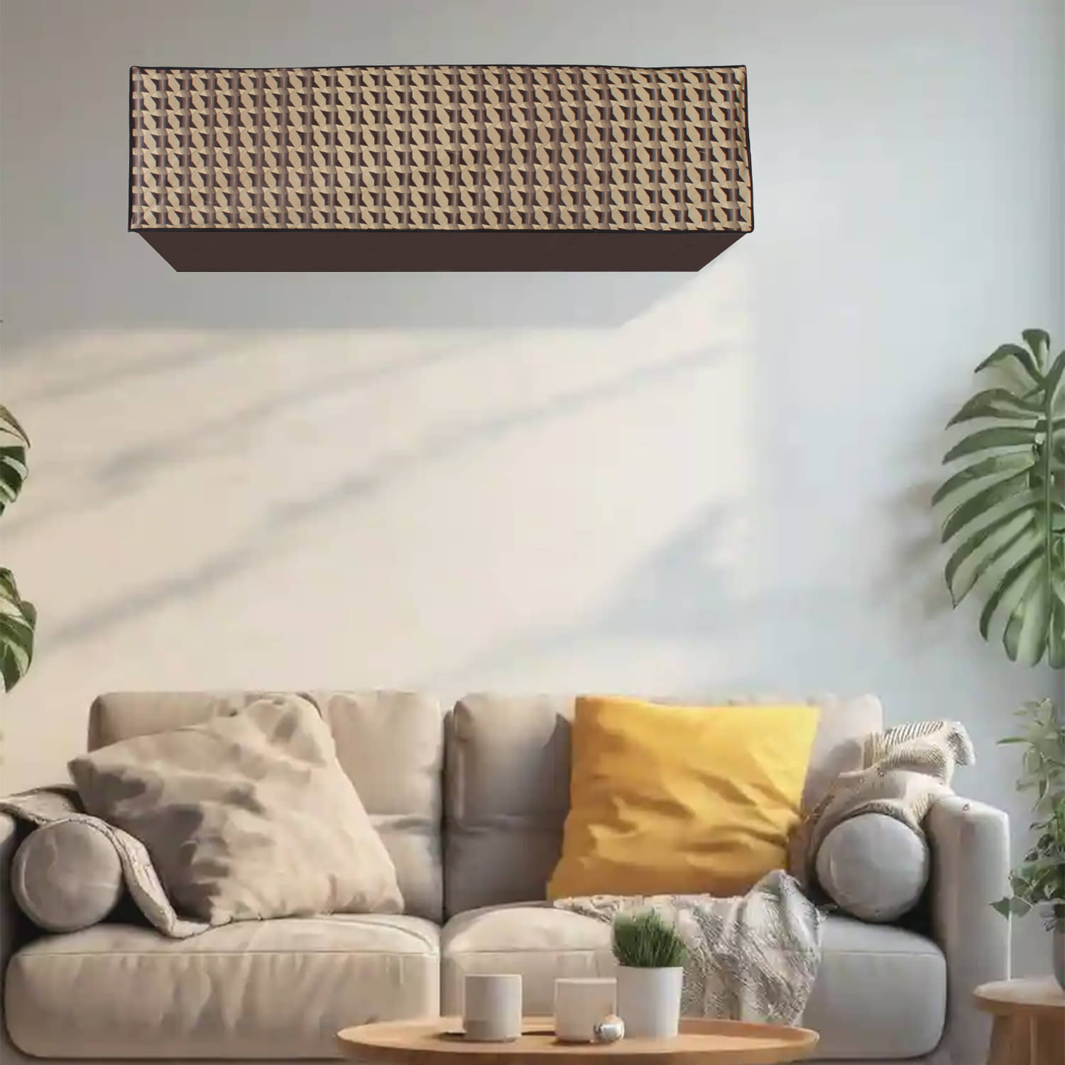 Dream Care Single PVC Brown AC Cover for 1 Ton Split AC Dream Care Single PVC Brown AC Cover for 1 Ton Split AC