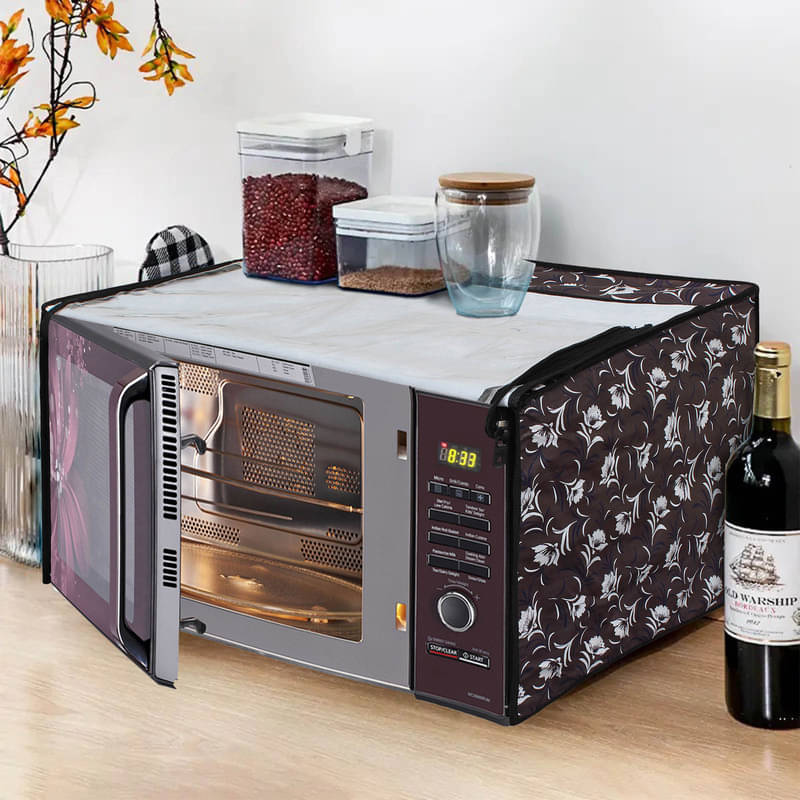     			Dream Care Single PVC Gray Microwave Oven Cover -