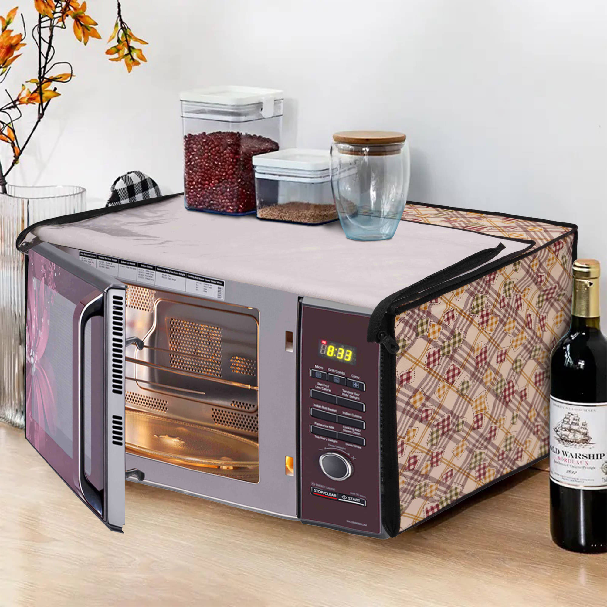     			Dream Care Single PVC Multi Microwave Oven Cover -