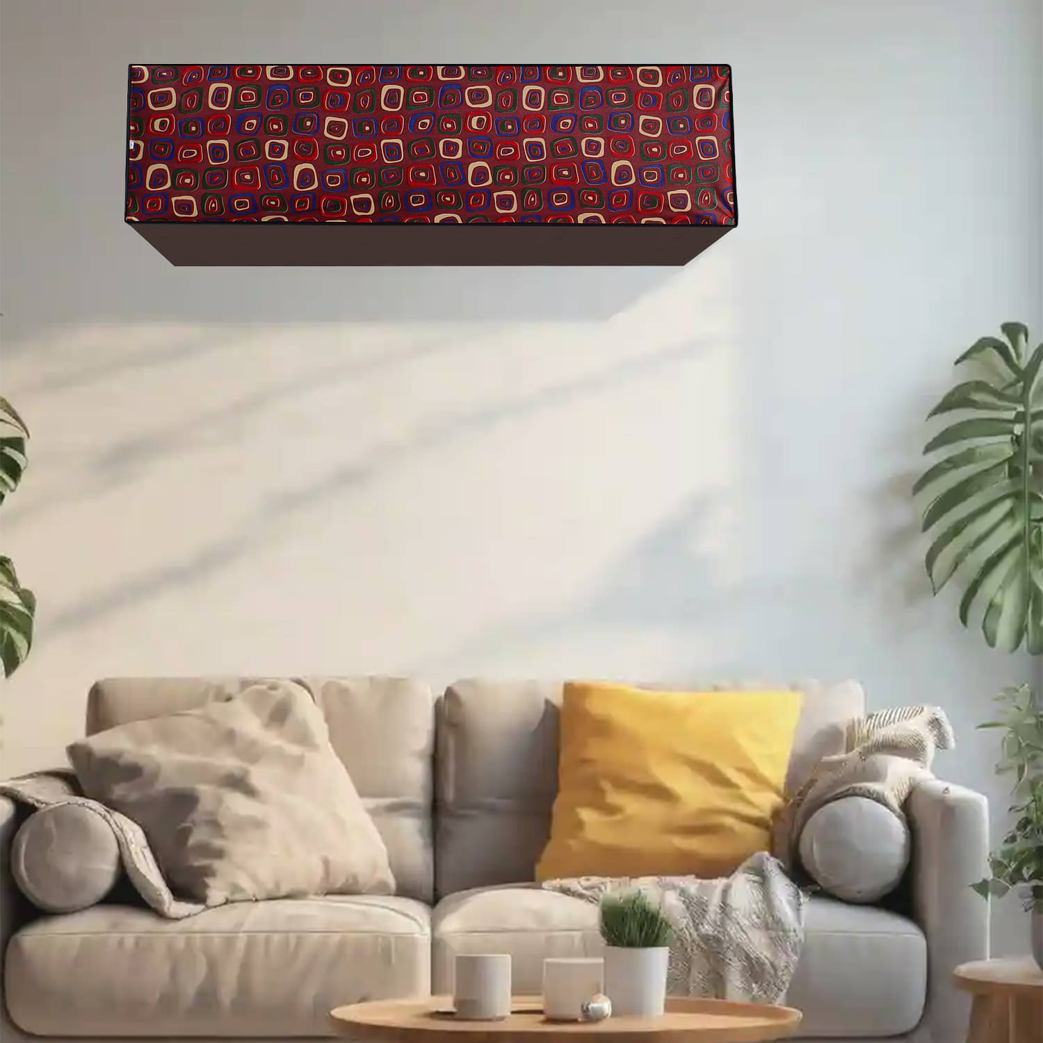     			Dream Care Single PVC Red AC Cover for 1 Ton Split AC