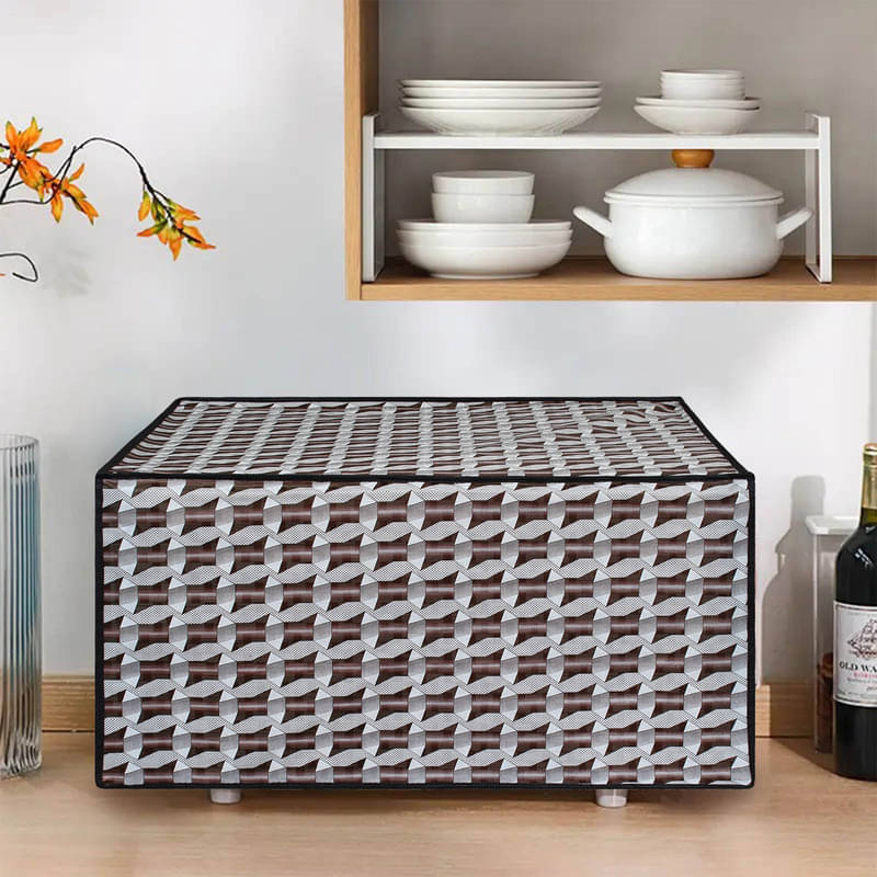 Dream Care Single PVC Silver Microwave Oven Cover - Dream Care Single PVC Silver Microwave Oven Cover -