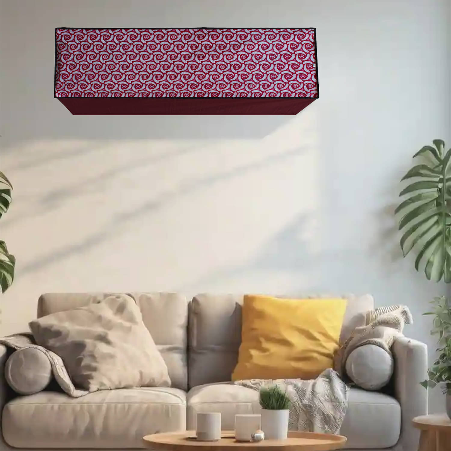     			Dream Care Single PVC White AC Cover for 1 Ton Split AC