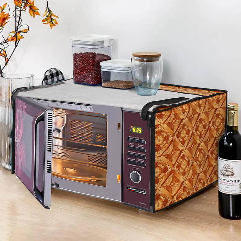 Dream Care Single PVC Yellow Microwave Oven Cover -     			Dream Care Single PVC Yellow Microwave Oven Cover -