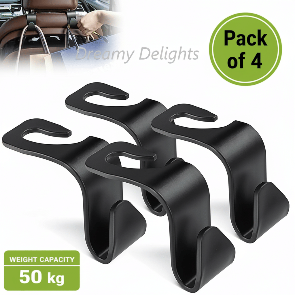 Dreamy Delights Hook Type Holder for Headrest Black     			Dreamy Delights Hook Type Holder for Headrest Black