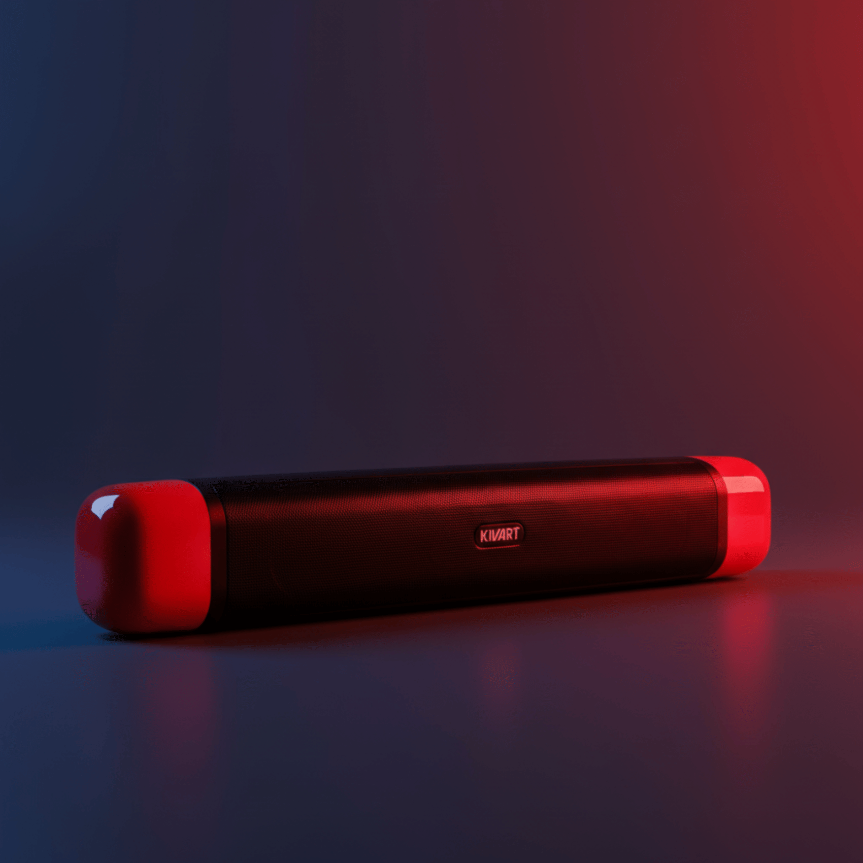     			KIVART GLOW UP SOUNDBAR 16 W Bluetooth Speaker Bluetooth v5.0 with TWS feature,SD card Slot,USB Playback Time 7 hrs Black
