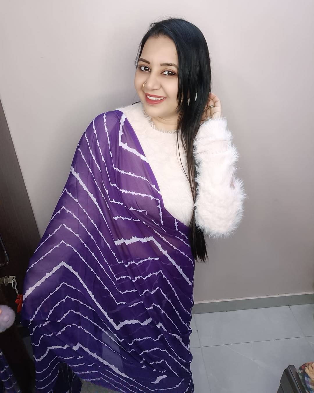 Kashvi Sarees Georgette Printed Ilkal Saree With Unstitched Blouse Piece ( Purple ) Kashvi Sarees Georgette Printed Ilkal Saree With Unstitched Blouse Piece ( Purple )