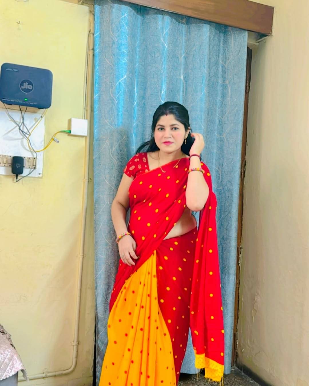 Kashvi Sarees Georgette Printed Ilkal Saree With Unstitched Blouse Piece ( Red ) Kashvi Sarees Georgette Printed Ilkal Saree With Unstitched Blouse Piece ( Red )