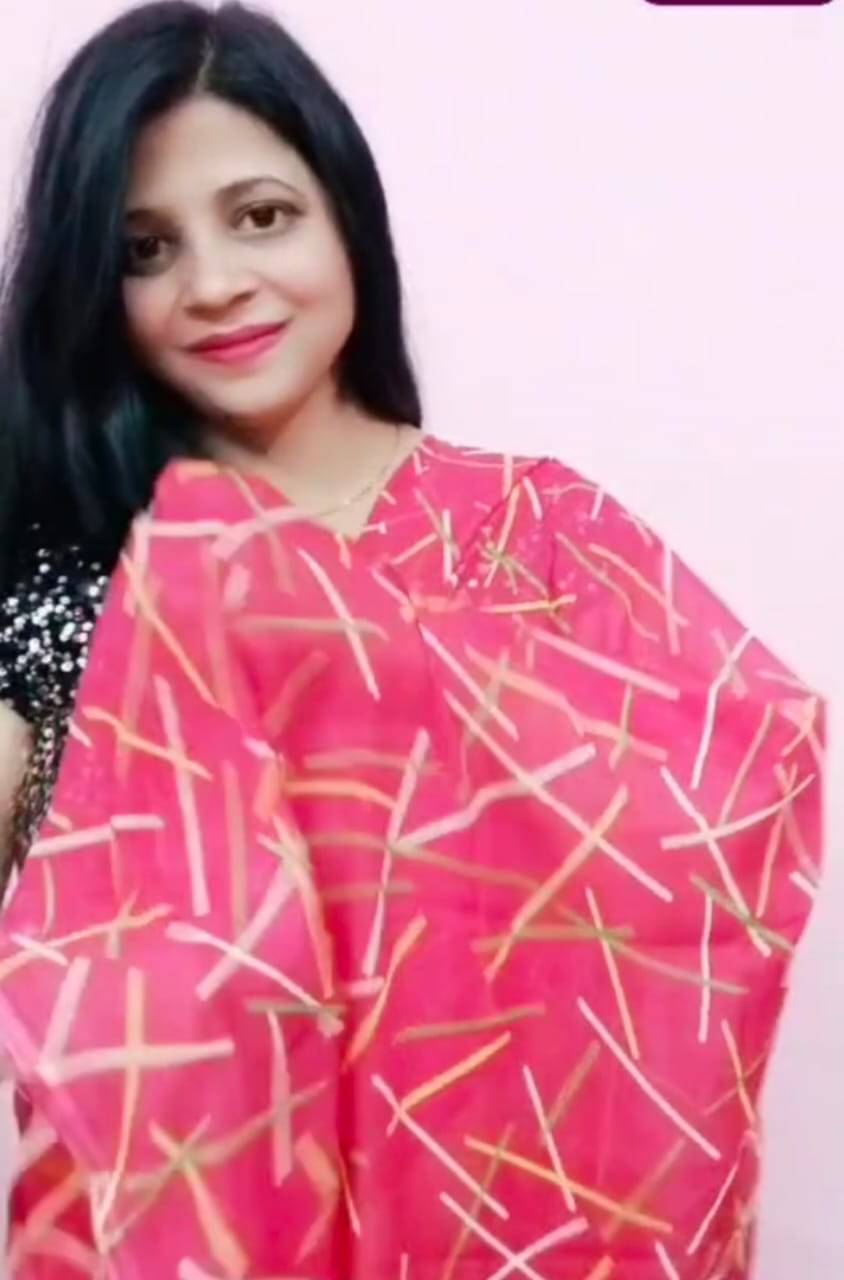 Kashvi Sarees Georgette Printed Ilkal Saree With Unstitched Blouse Piece ( Pink )     			Kashvi Sarees Georgette Printed Ilkal Saree With Unstitched Blouse Piece ( Pink )