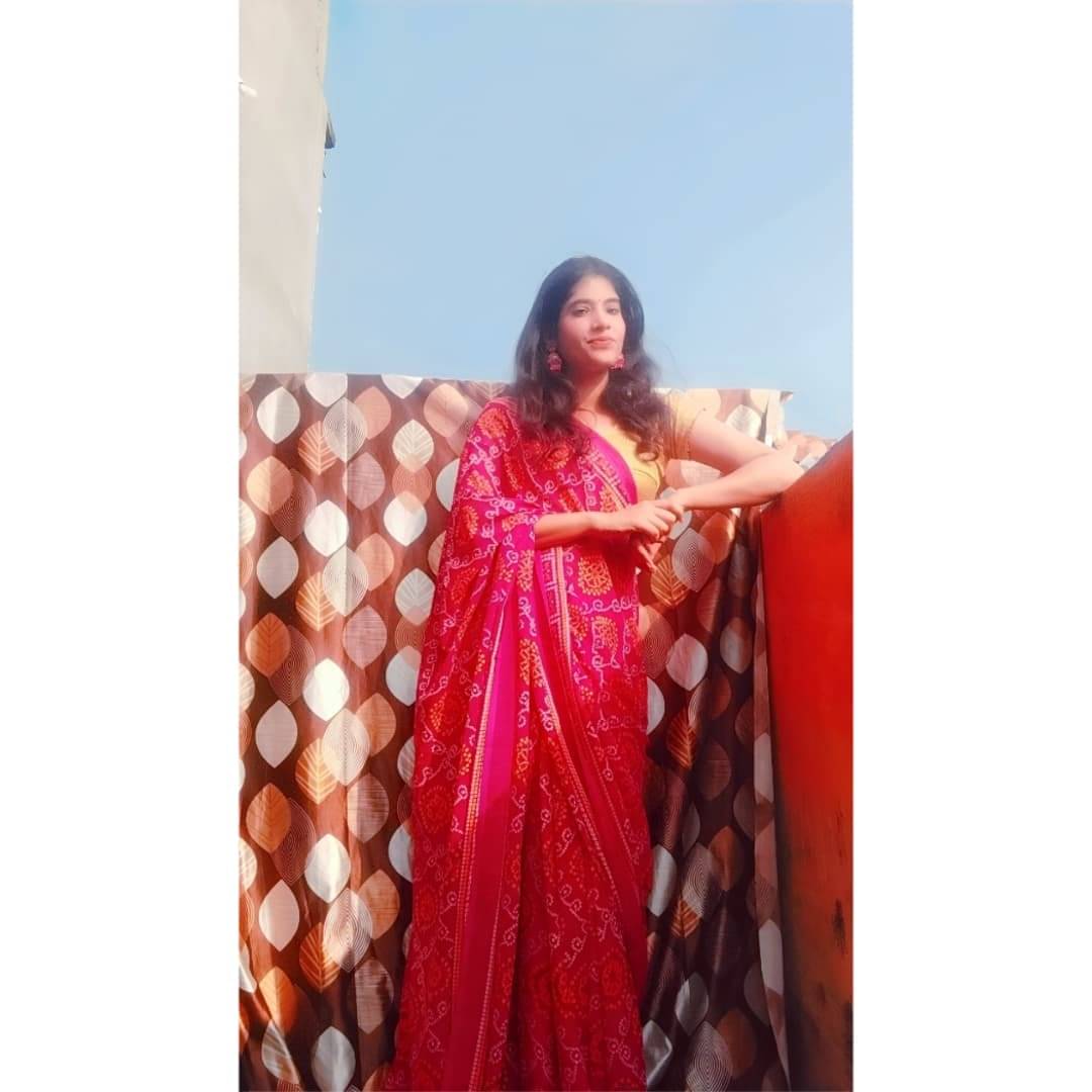 Kashvi Sarees Georgette Printed Ilkal Saree With Unstitched Blouse Piece ( Pink )     			Kashvi Sarees Georgette Printed Ilkal Saree With Unstitched Blouse Piece ( Pink )