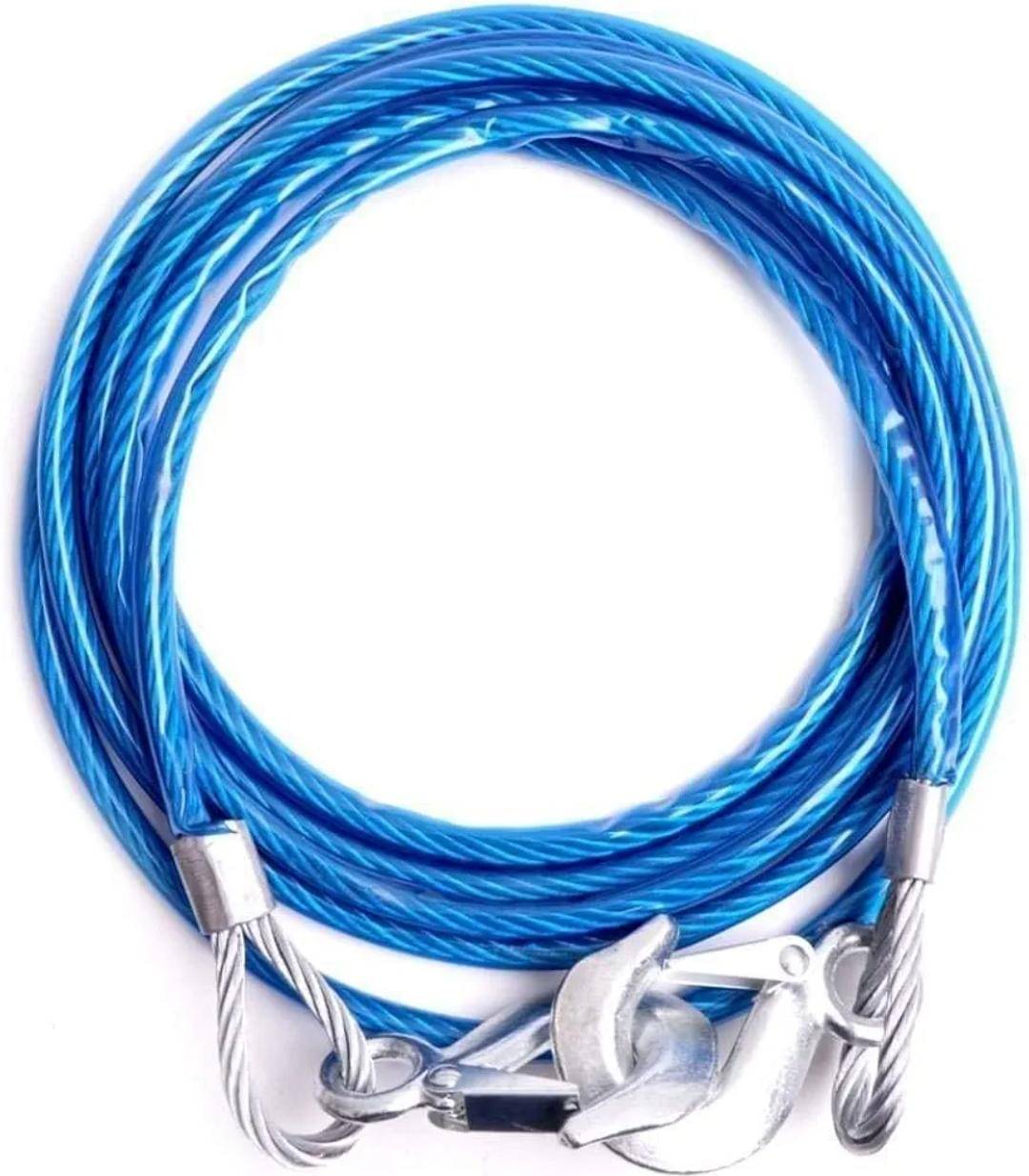 MAGZI Metallic with Rubber Sheath Towing Cable 5 Blue MAGZI Metallic with Rubber Sheath Towing Cable 5 Blue