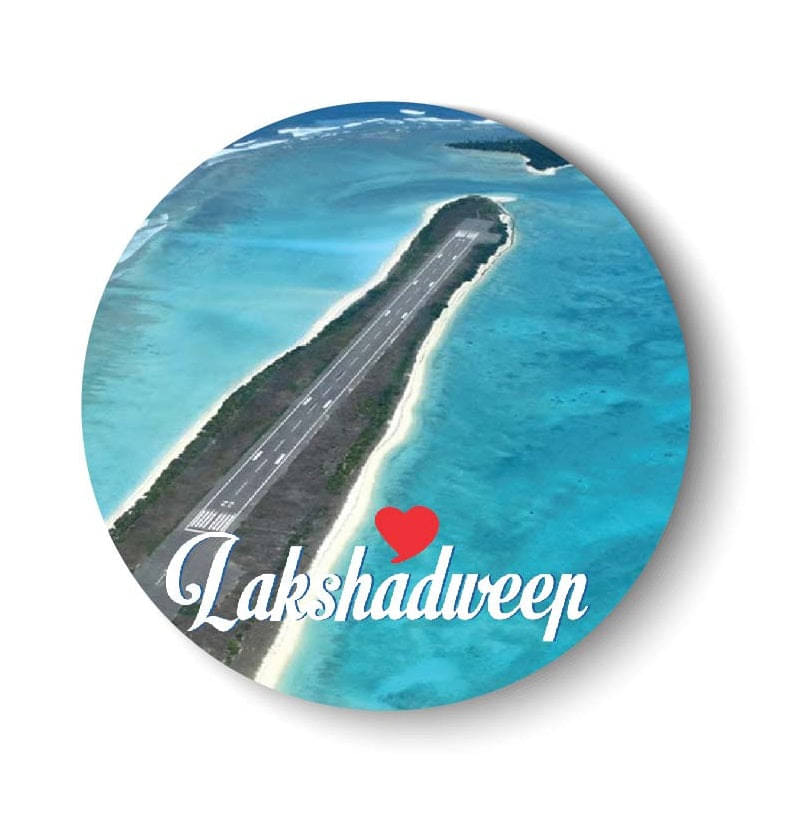 PEACOCKRIDE Lakshadweep Plastic Round Fridge Magnets Fridge Magnet - Pack of 1 PEACOCKRIDE Lakshadweep Plastic Round Fridge Magnets Fridge Magnet - Pack of 1