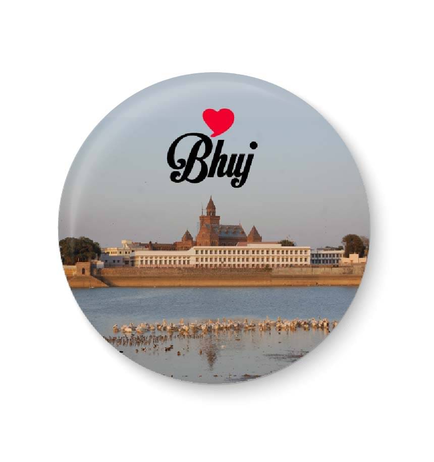 PEACOCKRIDE Bhuj Plastic Round Fridge Magnets Fridge Magnet - Pack of 1 PEACOCKRIDE Bhuj Plastic Round Fridge Magnets Fridge Magnet - Pack of 1