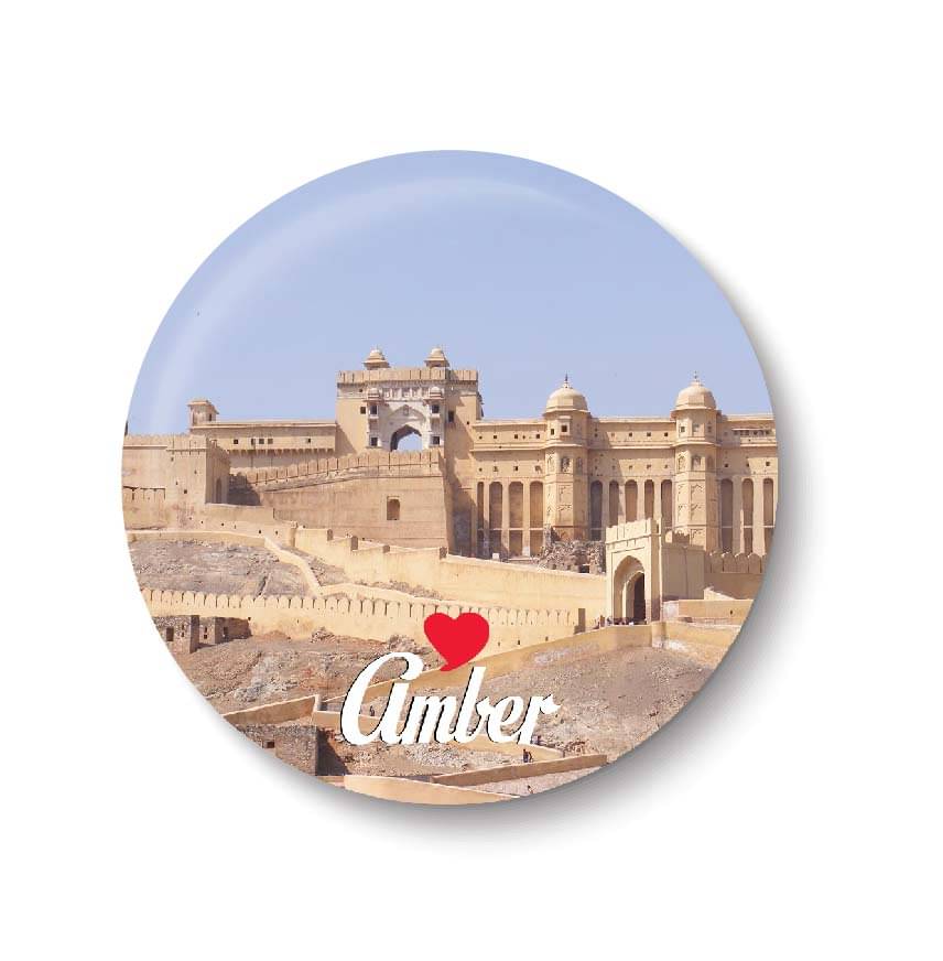 PEACOCKRIDE Amber Plastic Round Fridge Magnets Fridge Magnet - Pack of 1 PEACOCKRIDE Amber Plastic Round Fridge Magnets Fridge Magnet - Pack of 1