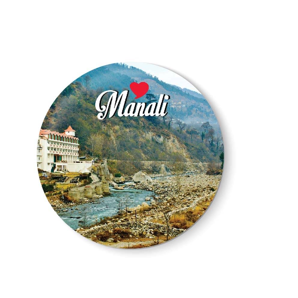PEACOCKRIDE Manali Plastic Round Fridge Magnets Fridge Magnet - Pack of 1     			PEACOCKRIDE Manali Plastic Round Fridge Magnets Fridge Magnet - Pack of 1