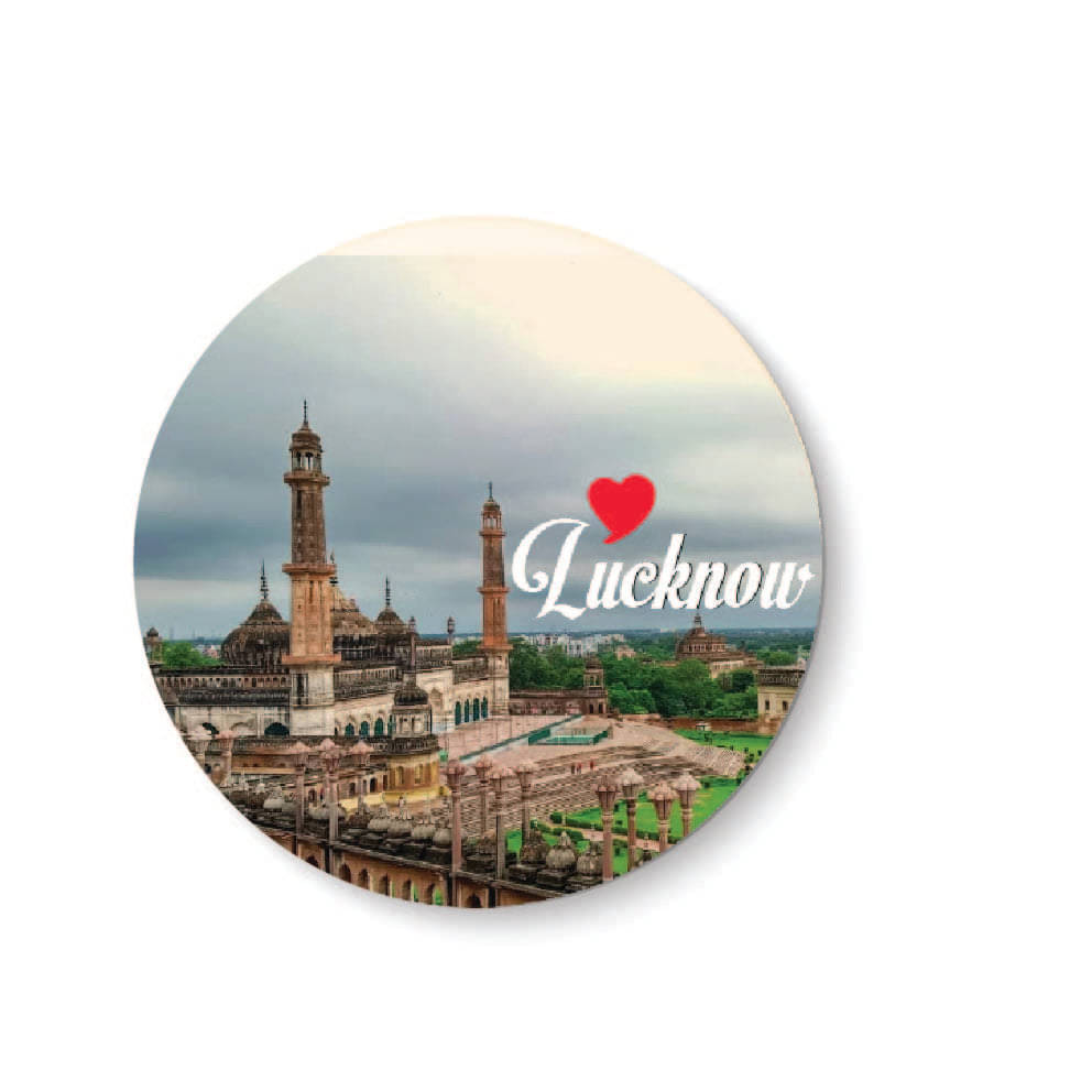 PEACOCKRIDE Lucknow Plastic Round Fridge Magnets Fridge Magnet - Pack of 1     			PEACOCKRIDE Lucknow Plastic Round Fridge Magnets Fridge Magnet - Pack of 1