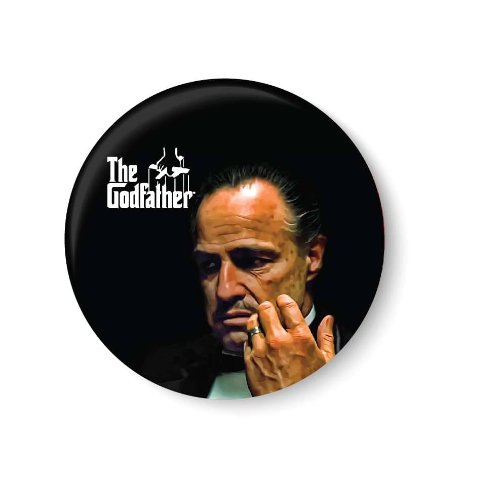 PEACOCKRIDE The God Father Plastic Round Fridge Magnets Fridge Magnet - Pack of 1 PEACOCKRIDE The God Father Plastic Round Fridge Magnets Fridge Magnet - Pack of 1
