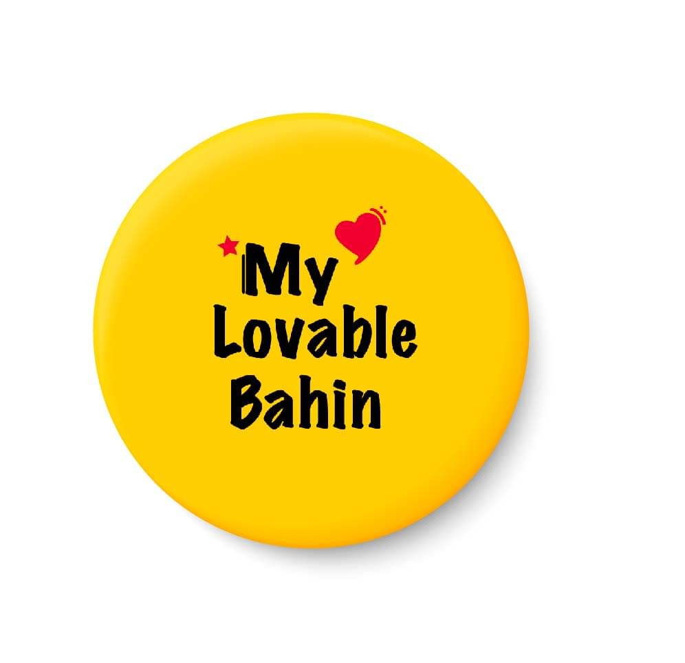 PEACOCKRIDE My Lovable Behin Plastic Round Fridge Magnets Fridge Magnet - Pack of 1     			PEACOCKRIDE My Lovable Behin Plastic Round Fridge Magnets Fridge Magnet - Pack of 1