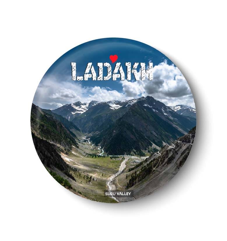    			PEACOCKRIDE Plastic Round Fridge Magnets Fridge Magnet - Pack of 1