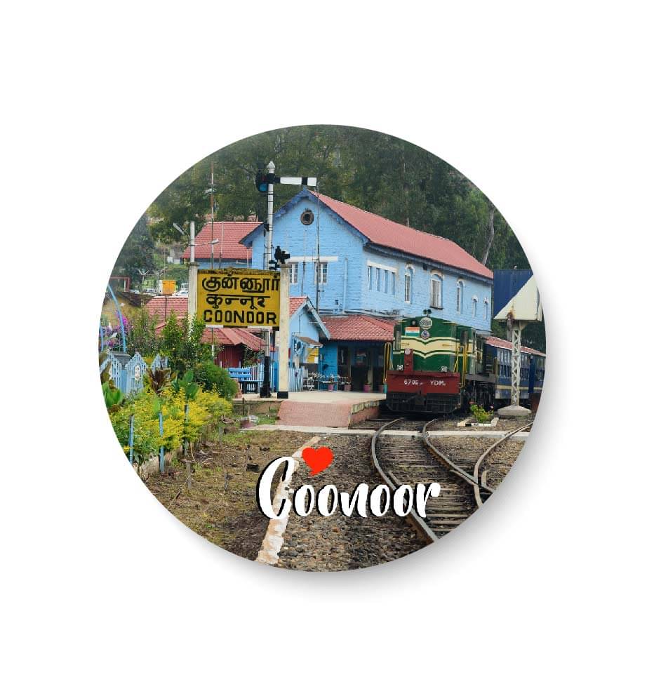     			PEACOCKRIDE Plastic Round Fridge Magnets Fridge Magnet - Pack of 1
