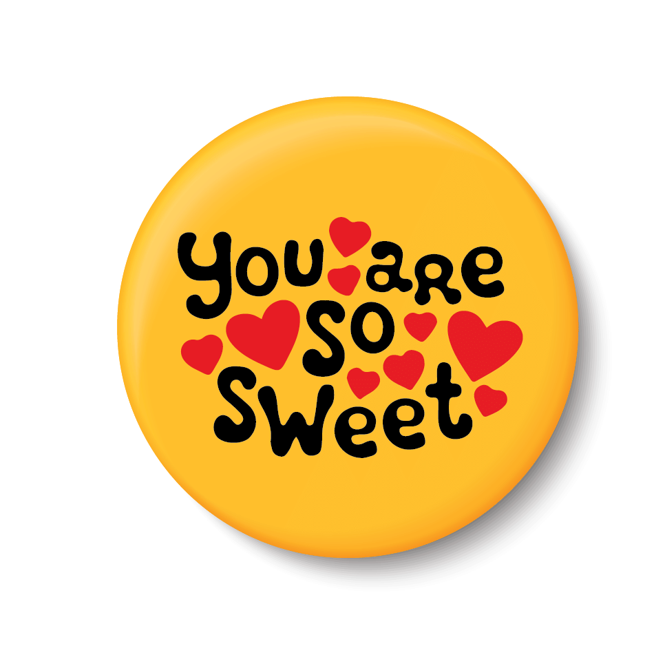 PEACOCKRIDE You are So Sweet I Romantic Plastic Round Fridge Magnets Fridge Magnet - Pack of 1     			PEACOCKRIDE You are So Sweet I Romantic Plastic Round Fridge Magnets Fridge Magnet - Pack of 1