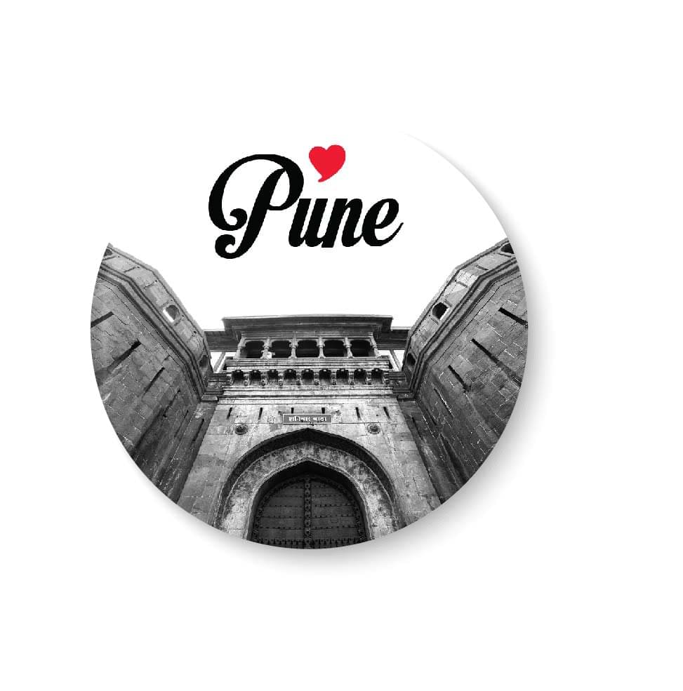 PEACOCKRIDE Pune Plastic Round Fridge Magnets Fridge Magnet - Pack of 1 PEACOCKRIDE Pune Plastic Round Fridge Magnets Fridge Magnet - Pack of 1