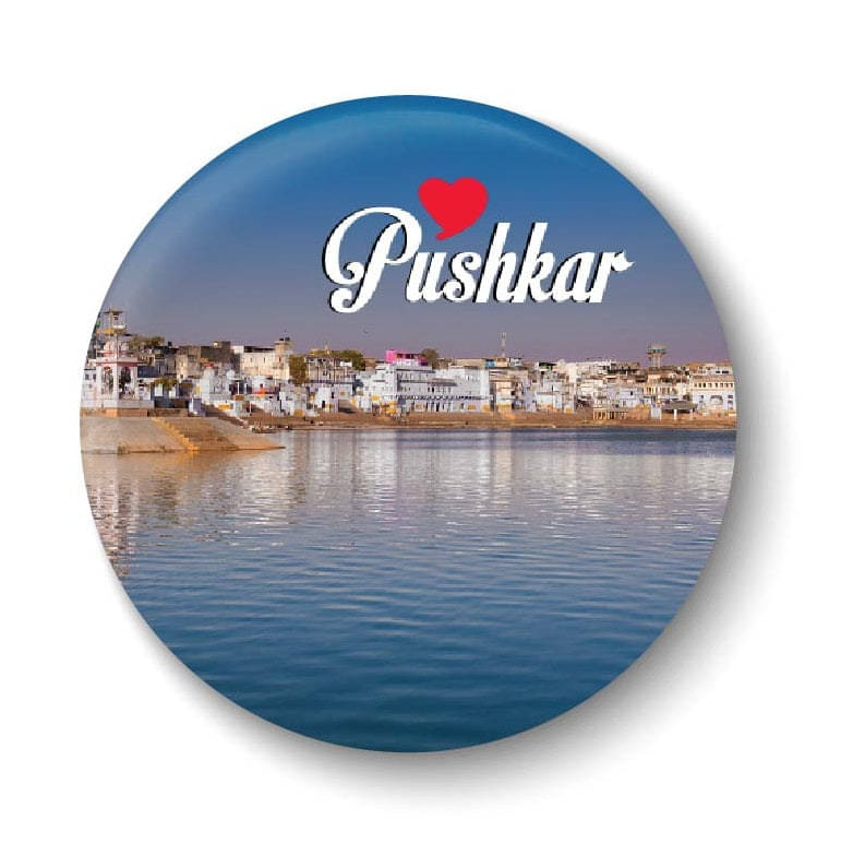 PEACOCKRIDE Pushkar Plastic Round Fridge Magnets Fridge Magnet - Pack of 1 PEACOCKRIDE Pushkar Plastic Round Fridge Magnets Fridge Magnet - Pack of 1