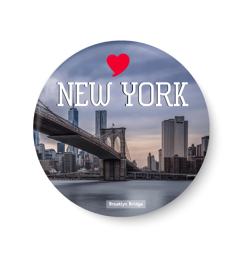 PEACOCKRIDE Plastic Round Fridge Magnets Fridge Magnet - Pack of 1 PEACOCKRIDE Plastic Round Fridge Magnets Fridge Magnet - Pack of 1