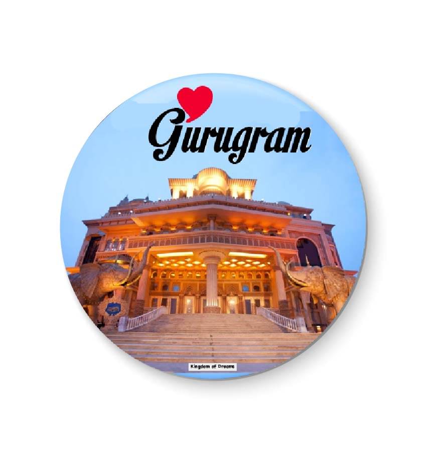 PEACOCKRIDE Gurugram Plastic Round Fridge Magnets Fridge Magnet - Pack of 1 PEACOCKRIDE Gurugram Plastic Round Fridge Magnets Fridge Magnet - Pack of 1