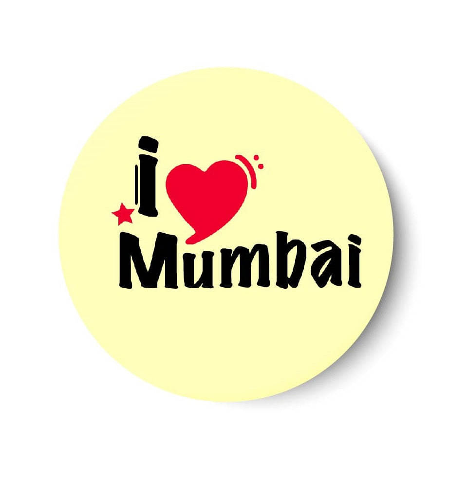 PEACOCKRIDE Love Mumbai Plastic Round Fridge Magnets Fridge Magnet - Pack of 1 PEACOCKRIDE Love Mumbai Plastic Round Fridge Magnets Fridge Magnet - Pack of 1