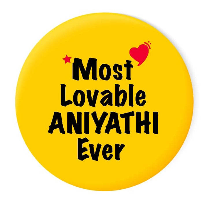PEACOCKRIDE Most Loabel Aniyathi Ever Plastic Round Fridge Magnets Fridge Magnet - Pack of 1 PEACOCKRIDE Most Loabel Aniyathi Ever Plastic Round Fridge Magnets Fridge Magnet - Pack of 1