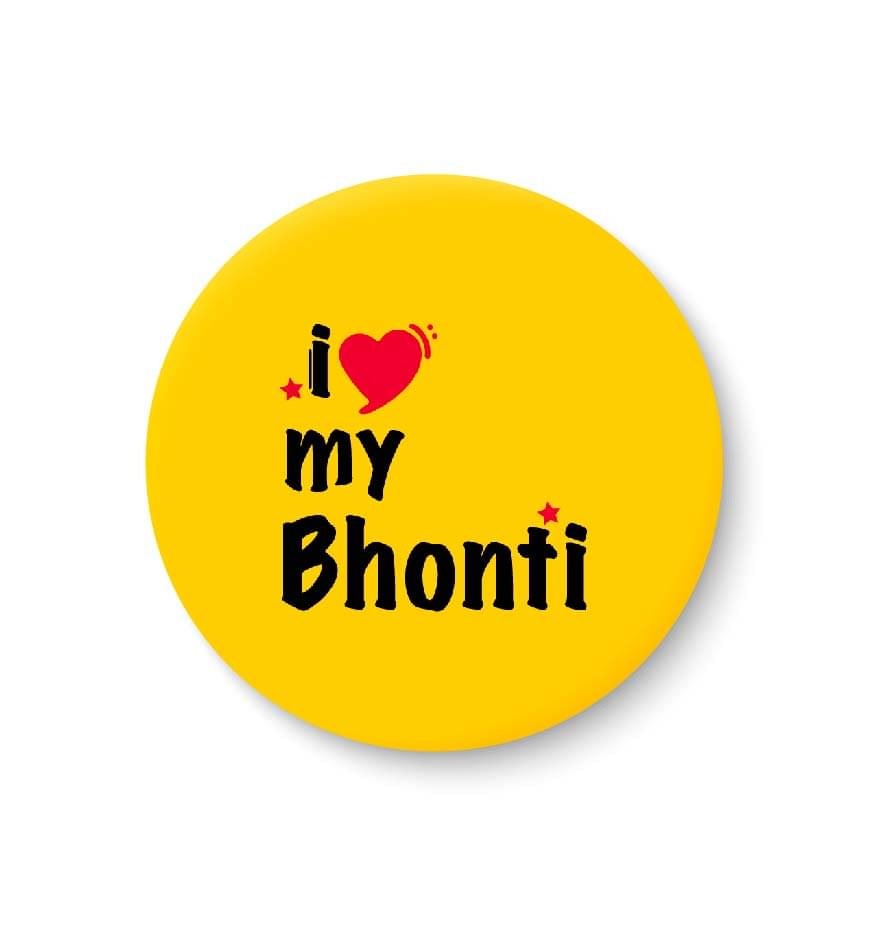 PEACOCKRIDE Best Bhonti Ever Plastic Round Fridge Magnets Fridge Magnet - Pack of 1 PEACOCKRIDE Best Bhonti Ever Plastic Round Fridge Magnets Fridge Magnet - Pack of 1