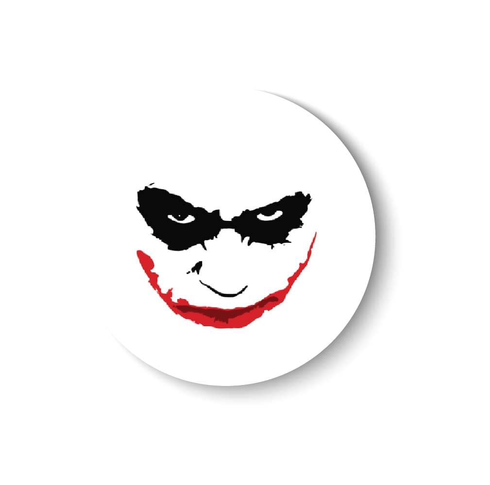 PEACOCKRIDE Joker I Souvenir l Travel I Plastic Round Fridge Magnets Fridge Magnet - Pack of 1     			PEACOCKRIDE Joker I Souvenir l Travel I Plastic Round Fridge Magnets Fridge Magnet - Pack of 1