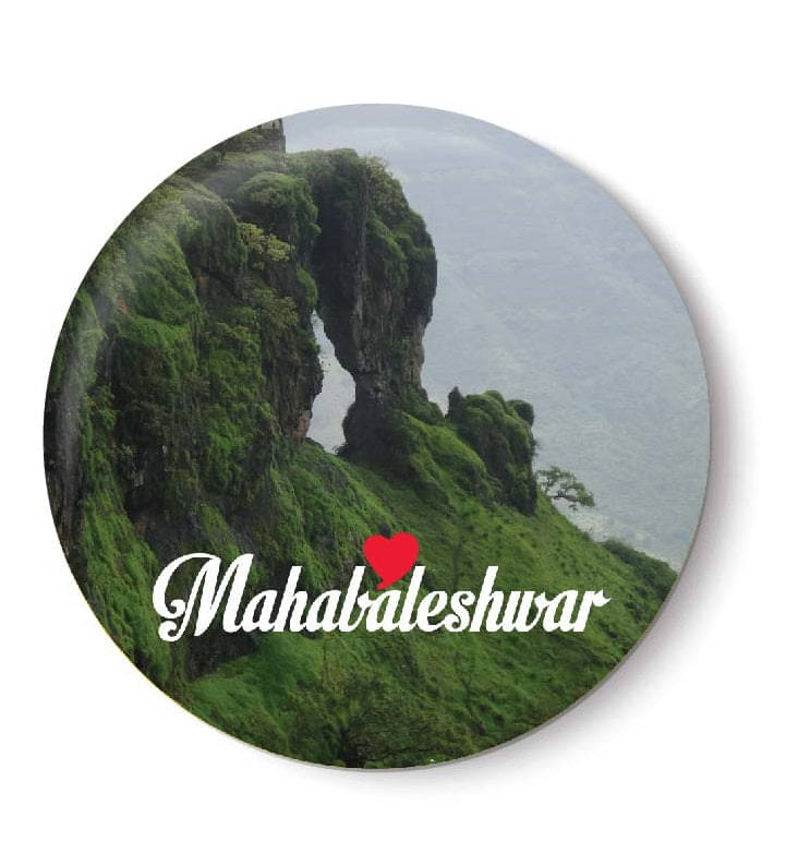 PEACOCKRIDE Mahabaleshwar Plastic Round Fridge Magnets Fridge Magnet - Pack of 1 PEACOCKRIDE Mahabaleshwar Plastic Round Fridge Magnets Fridge Magnet - Pack of 1