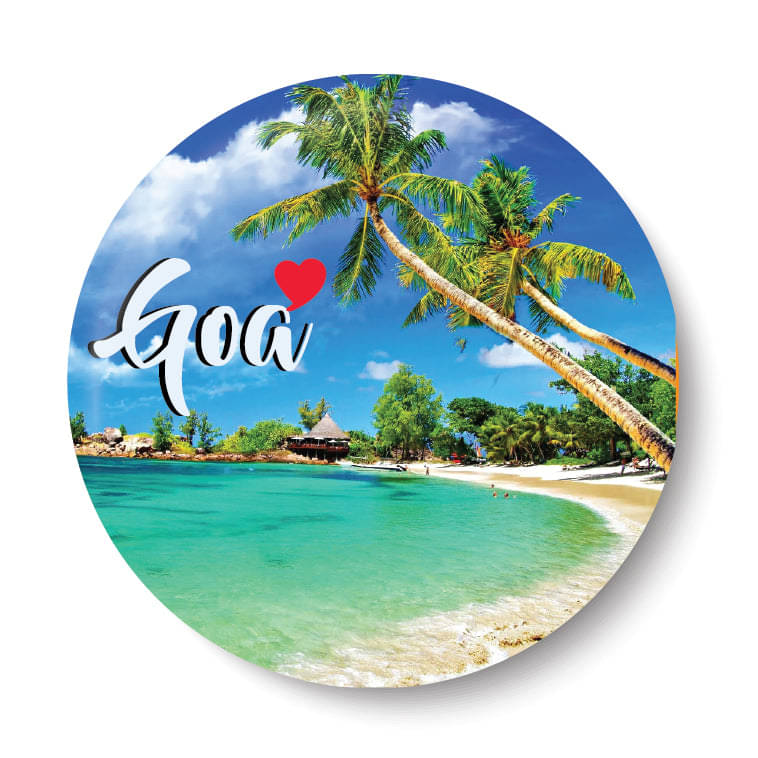 PEACOCKRIDE Plastic Round Fridge Magnets Fridge Magnet - Pack of 1 PEACOCKRIDE Plastic Round Fridge Magnets Fridge Magnet - Pack of 1