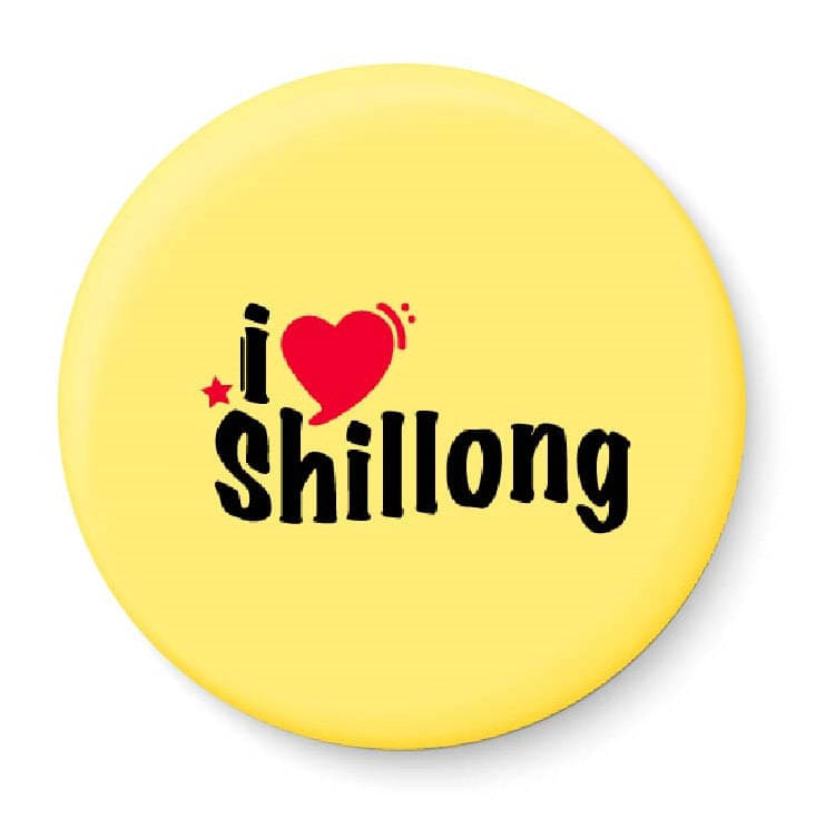 PEACOCKRIDE Love Shillong Plastic Round Fridge Magnets Fridge Magnet - Pack of 1 PEACOCKRIDE Love Shillong Plastic Round Fridge Magnets Fridge Magnet - Pack of 1