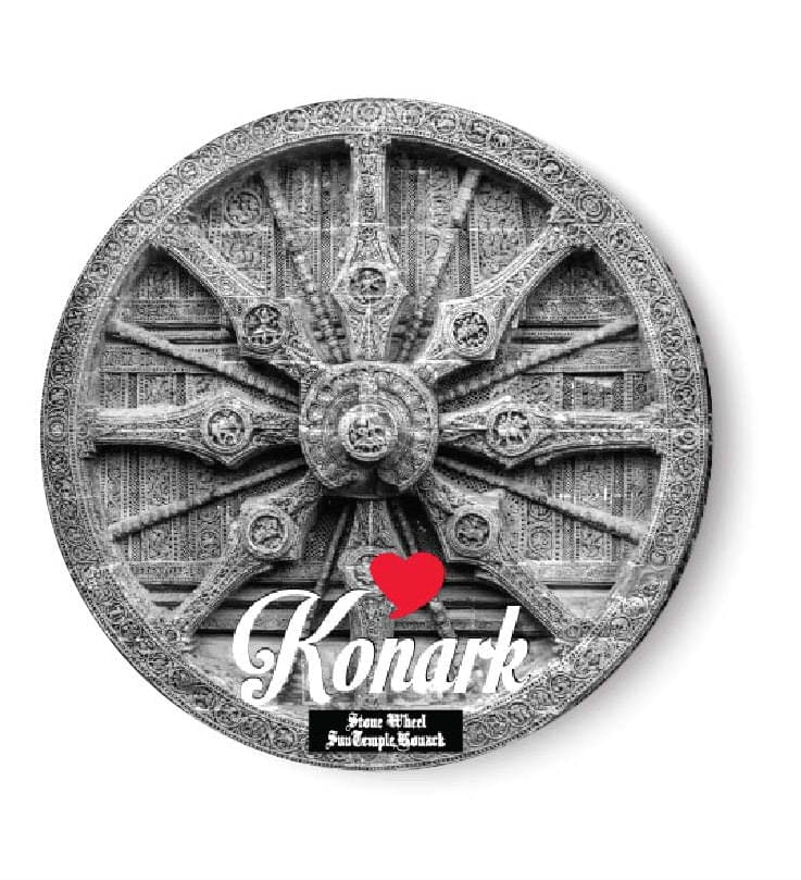 PEACOCKRIDE Konark Plastic Round Fridge Magnets Fridge Magnet - Pack of 1 PEACOCKRIDE Konark Plastic Round Fridge Magnets Fridge Magnet - Pack of 1