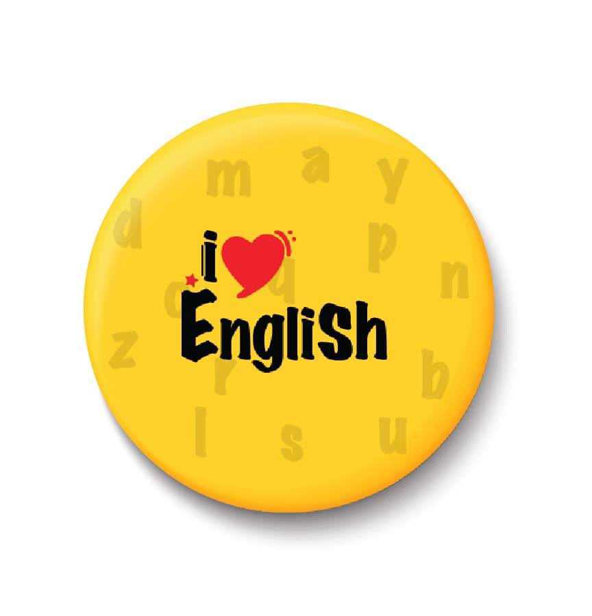 PEACOCKRIDE Love English Plastic Round Fridge Magnets Fridge Magnet - Pack of 1 PEACOCKRIDE Love English Plastic Round Fridge Magnets Fridge Magnet - Pack of 1