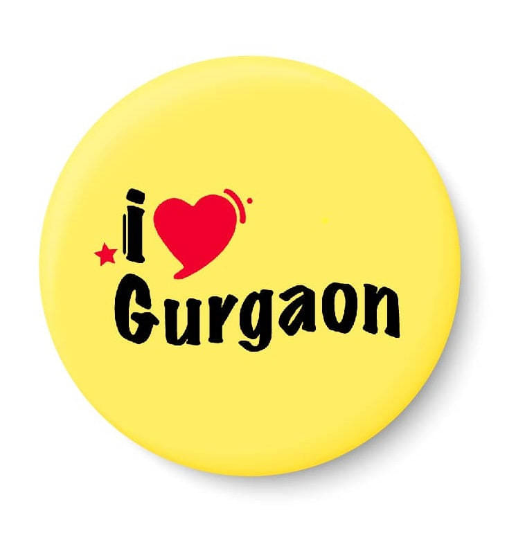 PEACOCKRIDE Love Gurgaon Plastic Round Fridge Magnets Fridge Magnet - Pack of 1 PEACOCKRIDE Love Gurgaon Plastic Round Fridge Magnets Fridge Magnet - Pack of 1