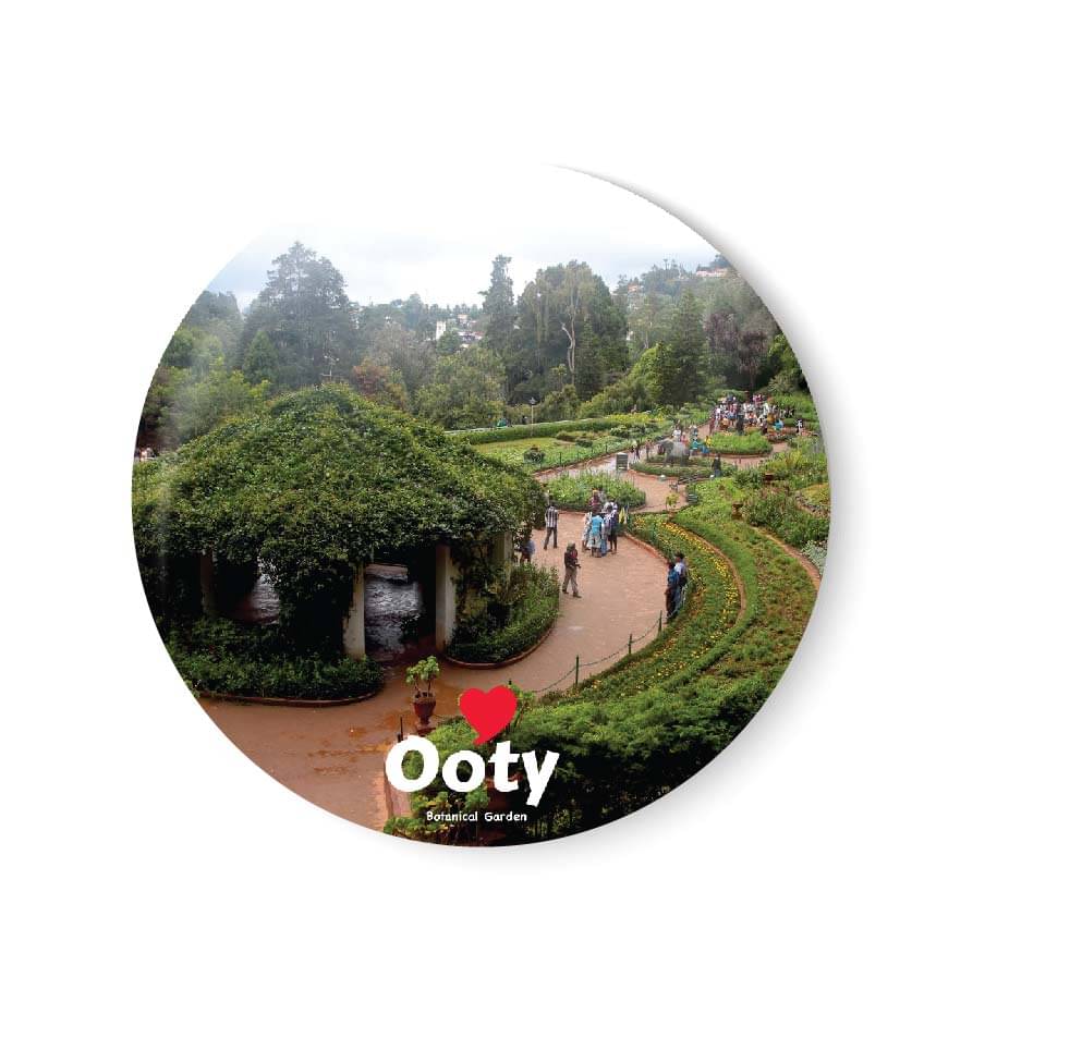 PEACOCKRIDE Ooty I Botanical Garden Plastic Round Fridge Magnets Fridge Magnet - Pack of 1     			PEACOCKRIDE Ooty I Botanical Garden Plastic Round Fridge Magnets Fridge Magnet - Pack of 1