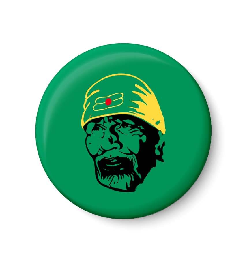 PEACOCKRIDE Sai Baba Plastic Round Fridge Magnets Fridge Magnet - Pack of 1 PEACOCKRIDE Sai Baba Plastic Round Fridge Magnets Fridge Magnet - Pack of 1
