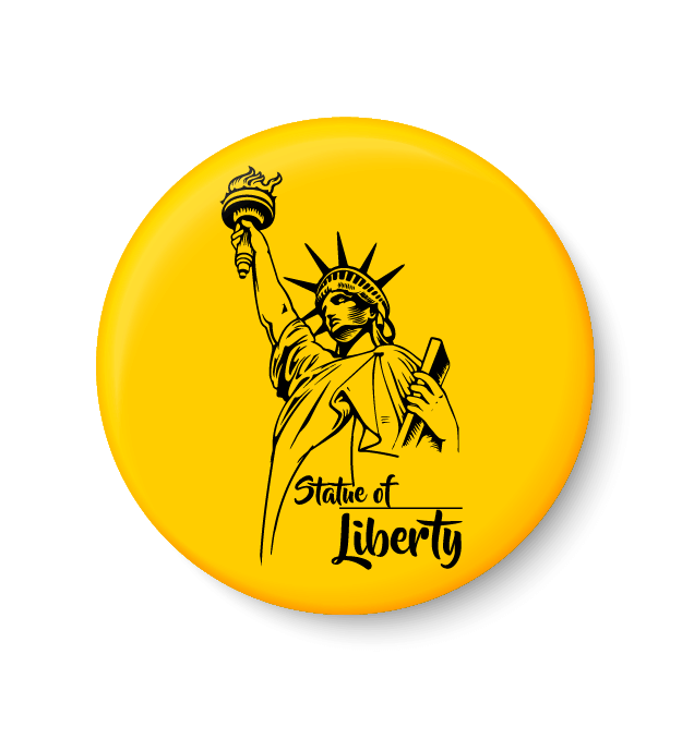 PEACOCKRIDE Plastic Round Fridge Magnets Fridge Magnet - Pack of 1 PEACOCKRIDE Plastic Round Fridge Magnets Fridge Magnet - Pack of 1