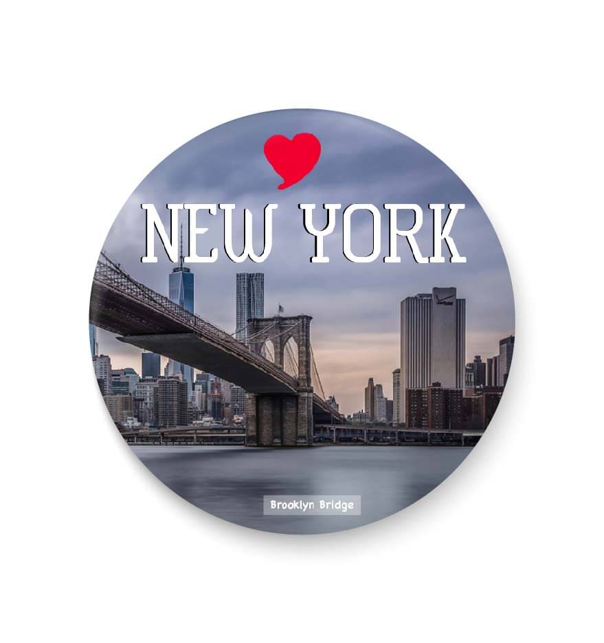 PEACOCKRIDE Plastic Round Fridge Magnets Fridge Magnet - Pack of 1 PEACOCKRIDE Plastic Round Fridge Magnets Fridge Magnet - Pack of 1