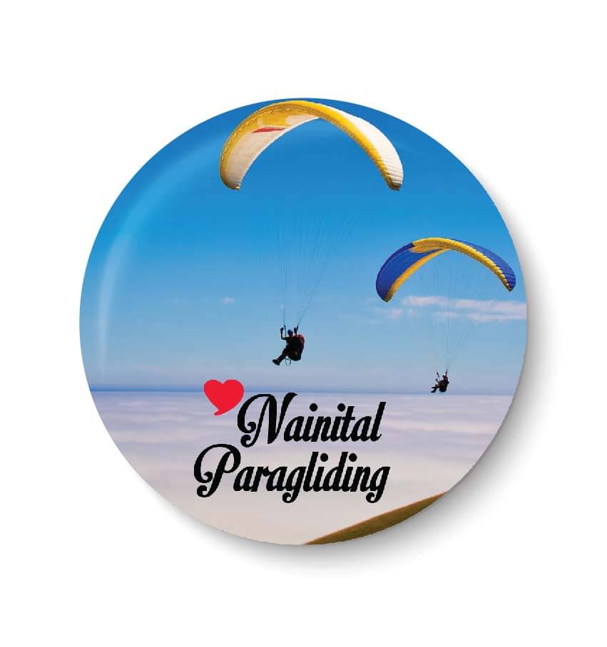 PEACOCKRIDE Nainital Peraglading Plastic Round Fridge Magnets Fridge Magnet - Pack of 1 PEACOCKRIDE Nainital Peraglading Plastic Round Fridge Magnets Fridge Magnet - Pack of 1
