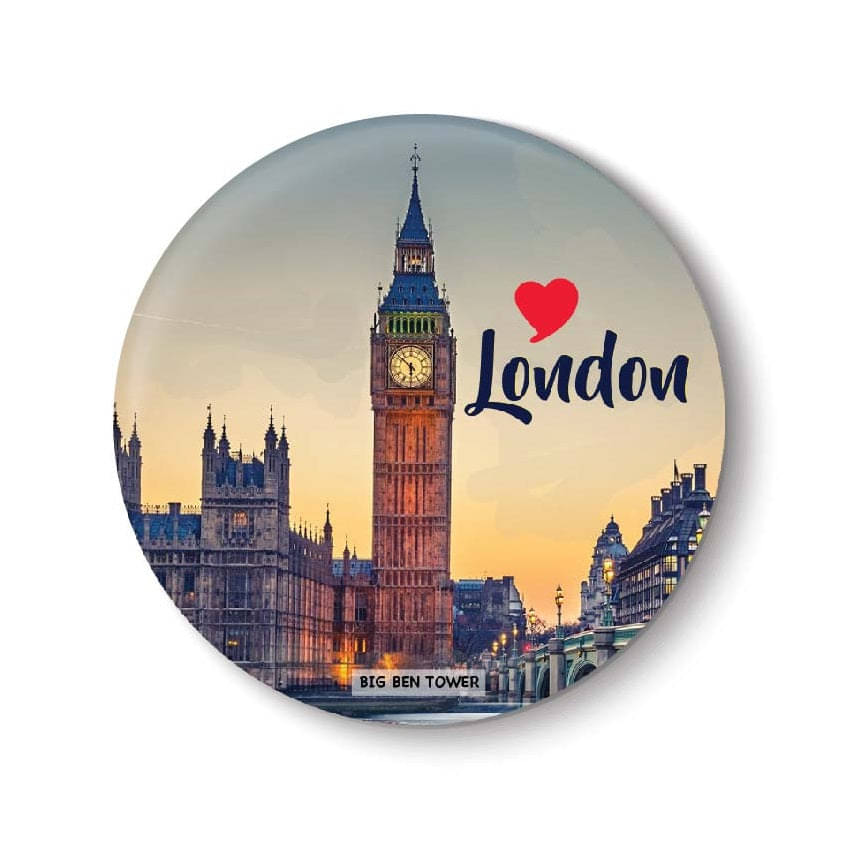 PEACOCKRIDE Plastic Round Fridge Magnets Fridge Magnet - Pack of 1 PEACOCKRIDE Plastic Round Fridge Magnets Fridge Magnet - Pack of 1